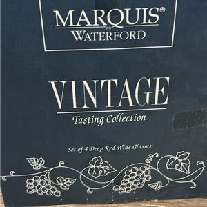 Waterford Deep Red Wine Glasses Set